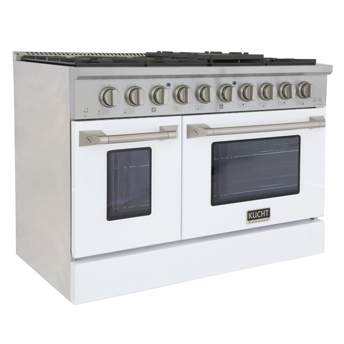 Kucht 48" 6.7 Cubic Feet Gas Freestanding Convection Range & Reviews